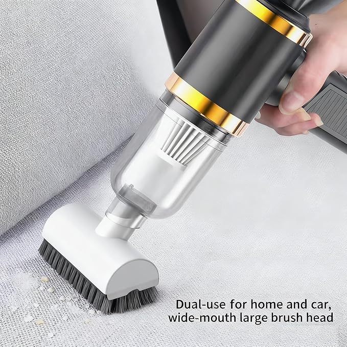 Car Vacuum Portable Cordless,Car Vacuum Cleaner high Power, Home Handheld Vacuum 30Mins Battery,Portable Vacuum Cordless 5000mAh, Small Handheld Vacuum for Car, Home, Pet Cleaning,Office.(Blue)