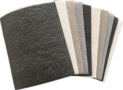 Nordhus Design Swedish Dishcloths, Dark Gray, Grey, White, Beige 10-Pack, Reusable, Washable Cellulose Cotton Kitchen Cloths - Replace Paper Towels, Wipes, Sponges, Dish Rags