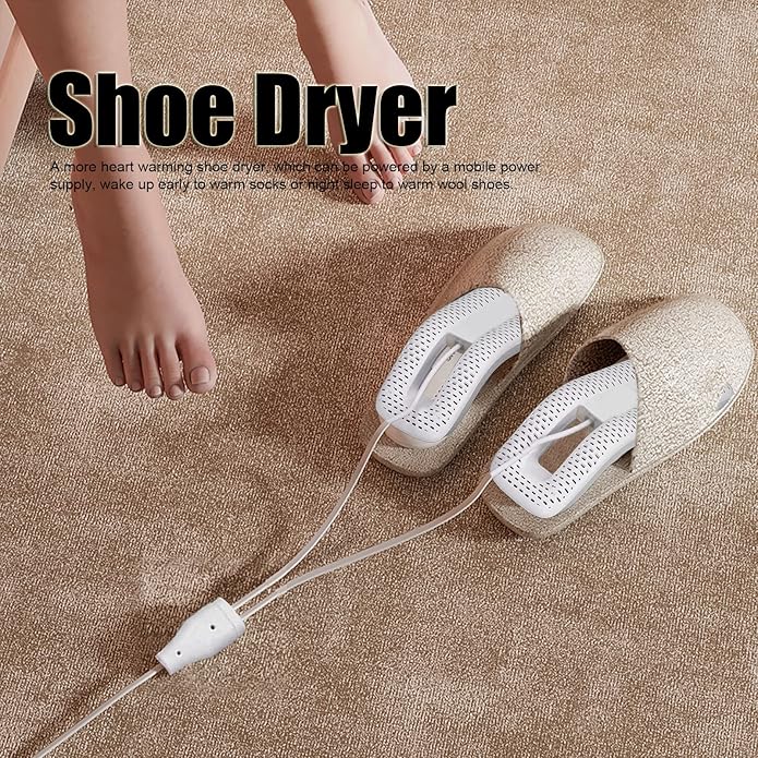 Shoe Deodorizer Dryer, USB Electric Dryer Portable Shoe Drying Machine for Gloves Socks 10W Power 5V Input Voltage