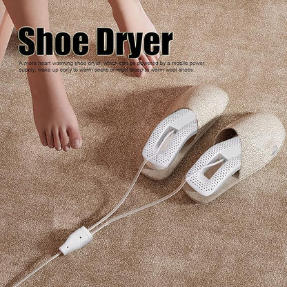 Shoe Deodorizer Dryer, USB Electric Dryer Portable Shoe Drying Machine for Gloves Socks 10W Power 5V Input Voltage