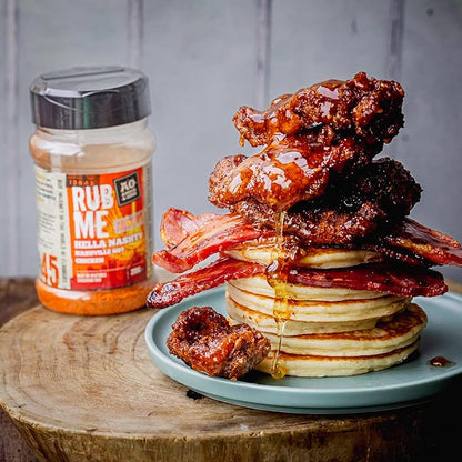 Angus & Oink Gift Set | Wings & Chicken Things Gift Box | BBQ Rubs | 1 x Feather Duster | 1 x Nashville Hot Chicken | 1 x Korean Seasoning | 1 x Buffalo Hot Wing | 4 x 200G