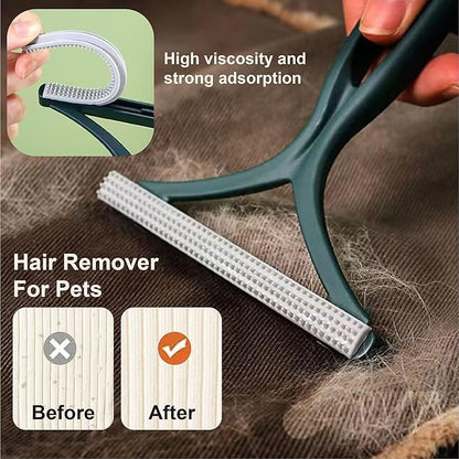 2-PCS Pet Hair Remover Gloves with A Hair/Lint Removal Tool, Reusable Magic Brush Pet Hair Removal Glove for Dogs & Cats, Remove Dog/Cat Hair from Couch, Carpet, Car Seat.