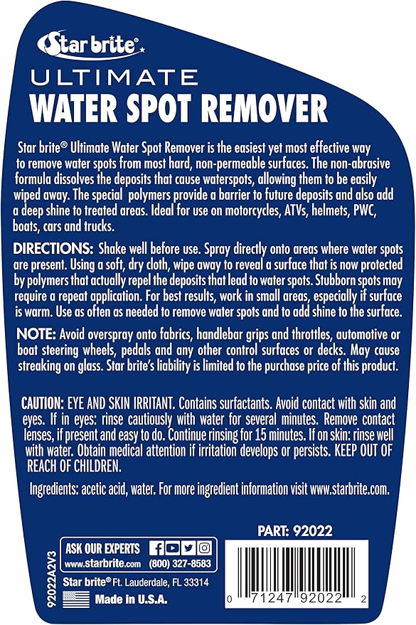 STAR BRITE Ultimate Water Spot Remover - 22 OZ (092022P)