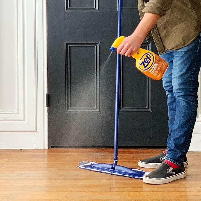 Zep ZUHLF32 Hardwood and Laminate Floor Cleaner 32 ounces (Pack of 4)