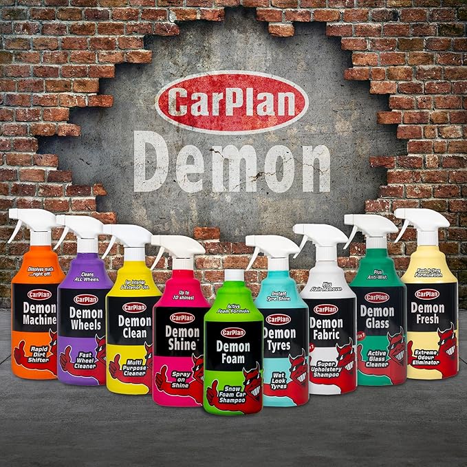 CarPlan Demon Wheels 34 fl Oz (1L) - Fast Wheel Cleaner (Pack of 2)