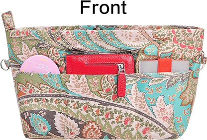 Vercord Handbag Purse Tote Pocketbook Organizer Insert Zipper Closure 11 Pockets 3 Sizes Many Colors