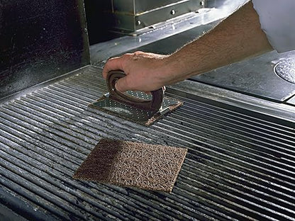 3M Scotch-Brite Heavy Duty Griddle Pad 82, 4.5 in x 5.5 in, 10/Box, 4 Box/Case