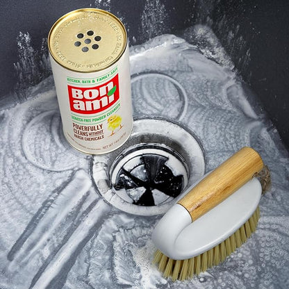 BON AMI Powder Cleanser for Kitchens & Bathrooms - All Types of Surfaces, Cleans Grime & Dirt, Polishes Surfaces, Absorbs Odors (3 Pack)
