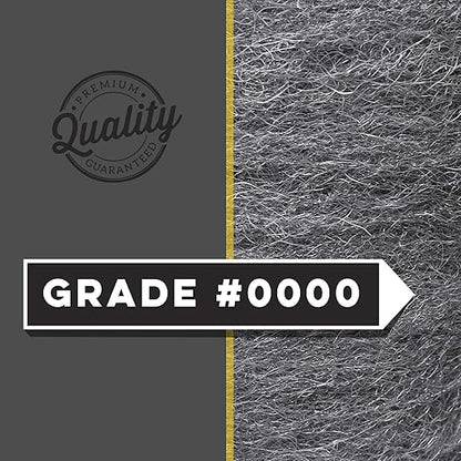 GMT Industrial-Quality Steel Wool Hand Pads #0000 192/Carton 117000