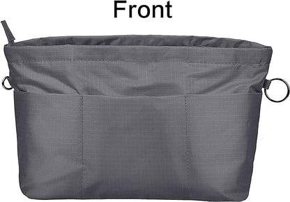 Vercord Handbag Purse Tote Pocketbook Organizer Insert Zipper Closure 11 Pockets 3 Sizes Many Colors