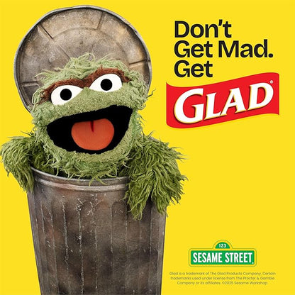 Glad ForceFlex Tall Kitchen Trash Bags, 13 Gallon, Pine-Sol Original, 40 Count (Package May Vary)
