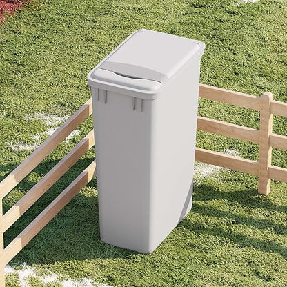 Dowell 50Qt Wastebasket Trash Can Garbage Container, for Home/Kitchen/Office, Grey - (Can Only) 1PC