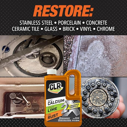 CLR Brands 2X Calcium Lime and Rust Remover - 28oz Jug