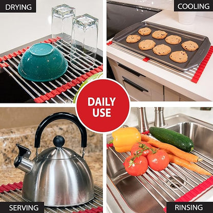Total Rack Multifunctional Kitchen Rack, Expands 10in.–21in., Model# 73113