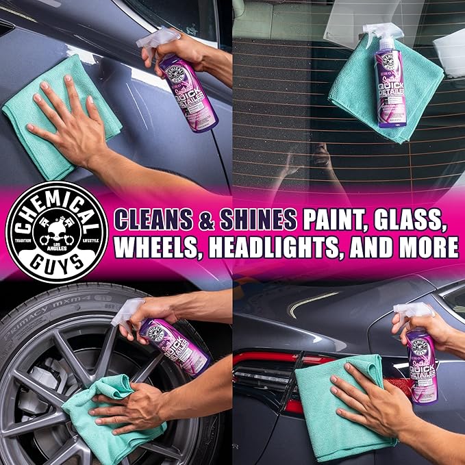 Chemical Guys WAC21116 Synthetic Quick Detailer, Safe for Cars, Trucks, SUVs, Motorcycles, RVs & More, 16 fl oz (Pack of 2)