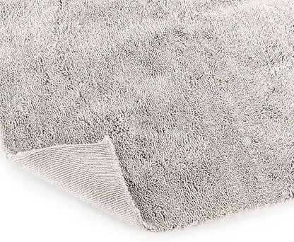 The Rag Company - Creature Edgeless Auto Detailing Towels; Professional 70/30 Blend, Dual-Pile Plush Microfiber, Buffing & Polishing, 420gsm - 16in x 16in - Ice Grey - 10-Pack