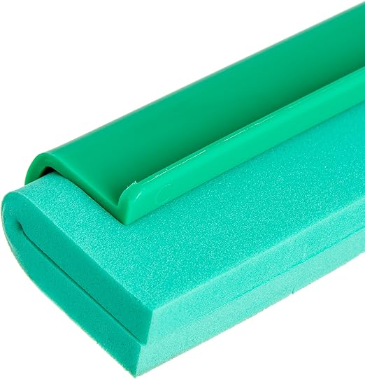 Carlisle FoodService Products 4156809 Spectrum Double Foam Rubber Floor Squeegee, 24" Length, Green (Case of 6)