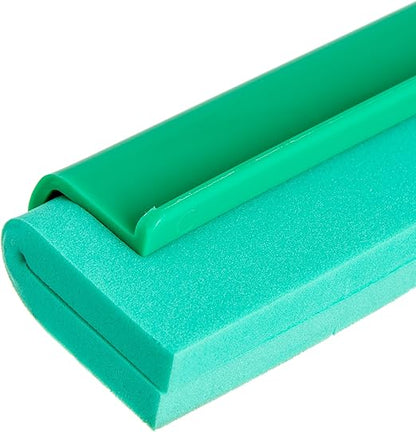 Carlisle FoodService Products 4156809 Spectrum Double Foam Rubber Floor Squeegee, 24" Length, Green (Case of 6)