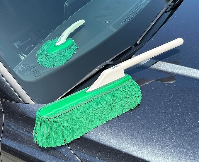 California Car Duster Detailing Combo Kit 2-Pack Bundle with Plastic Handles 64455