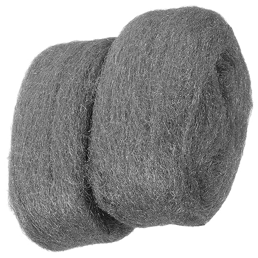 2 Rolls Fine Grade Steel Wool Pads, Reusable Flexible Wire Wool for Cleaning, Rust Removal, and Polishing Wood and Metal Surfaces, Industrial Manual Sanding Abrasive Mesh