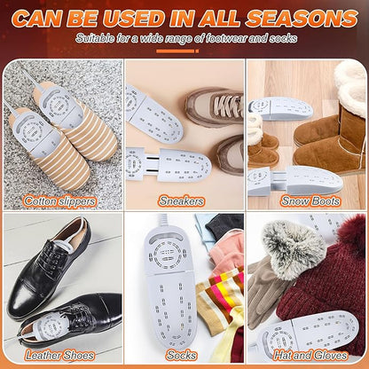 Shoe Dryers Portable, Boot Dryer, Telescopic Electric Shoe Warmer Machine for Sneaker Socks Gloves