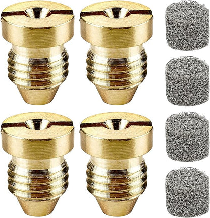 RIDGE WASHER 1.1 mm Orifice for Foam Cannon and Foam Maker, Universal Thread Nozzle Tips and Mesh Filter for Snow Foam Lance, 4-Pack