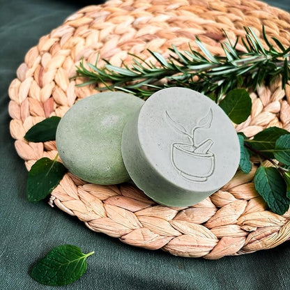 Lucky Locks | Pick Your Scent | Natural Shampoo & Conditioner Bar Set | Zero Waste Hair Care | Sulfate Free (Nettle Mint Meadow)