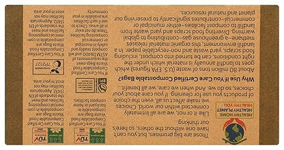 If You Care Compostable Trash Bags for Food Scraps, Kitchen Waste, Garbage – 30 Count, 3 Gallon – Certified Compostable, Non Plastic, Disposable