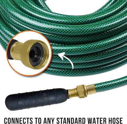 DrainX Hydro Pressure Drain Cleaning Bladder - Fits 1" to 2" Drain Pipes - Unclogs Stubborn Blockages in Bathroom Sinks, Shower Drains, Bathtubs, Plumbing Pipes