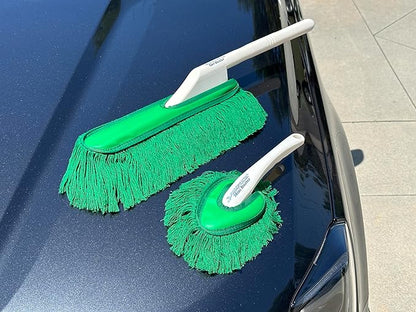 California Car Duster Detailing Combo Kit 2-Pack Bundle with Plastic Handles 64455