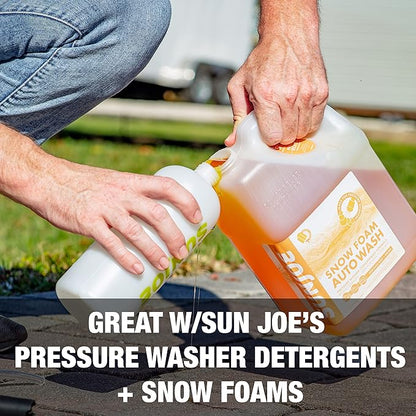 Sun Joe SPX-FC34-MXT Foam Cannon for SPX Series Electric Pressure Washers 34 Oz. | 1/4" Quick Connector | 5 Quick Connect Nozzle Tips