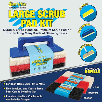 STAR BRITE Large Scrub Pad Kit (042023)