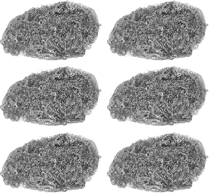 30PCS Stainless Steel Scrubbers Cleaning Balls, Heavy Duty Scouring Pads for Pots Pans Cookware, Non Scratch Stainless Steel Wire Cleaning Balls for Kitchen Bathroom BBQ