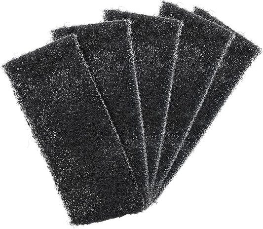 KLEEN HANDLER Cleaning and Stripping Pad | Heavy Duty Surface Cleaning Scrub, Scouring, Abrasive, Black (Pack of 5)