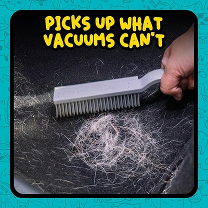 Chemical Guys Professional Rubber Pet Hair Removal Brush – Multi Surface Detailing & Pet Hair Removal Tool for Cars, Trucks, SUVs, RVs & Home – Removes Lint and Debris from Upholstery and Carpet