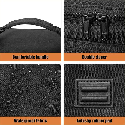 Carry Bag Compatible with Bissell SteamShot Hard Surface Steam Cleaner 39N7V/39N7A, Adjustable Compartments Steam Cleaner Storage Bag Fits for Phueut Pressurized Handheld Steam Cleaner