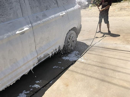 M MINGLE Foam Cannon, Compatible with Sun Joe SPX Series Pressure Washer, with 5 Nozzle Tips, 1/4 Inch Quick Connector