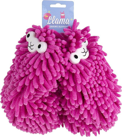 Llama Cleaning Slippers