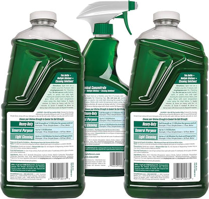 Simple Green All-Purpose Cleaner Spray and Refill, Green, 3 Piece Set, Original, 1 Count (Pack of 2)