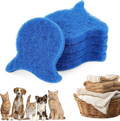 5PCS Pet Hair Remover for Laundry, Reusable Dog & Cat Hair Remover for Laundry Pet Hair Catcher, Lint&Dander from Bedding, Clothes Gentle Laundry Hair Catcher Tool for Washing Machine, Dryer