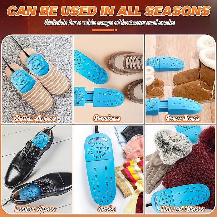 Shoe Dryers Portable, Boot Dryer, Telescopic Electric Shoe Warmer Machine for Sneaker Socks Gloves
