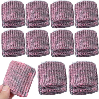 Steel Wool Scrubber 20Pcs Steel Wool Soap Pads Pre-Soaped Pan Scrubber Effective Clean Soap Pads Non Scratch Metal Scouring Pads Sponges Washing Up for Cleaning Pots Pans Ovens Tough Kitchen Grease
