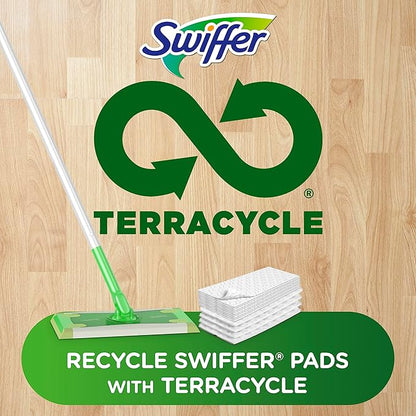 Sweep + Mop, Dry Pads Refill, Floor Cleaner for Dirt, Dust, Hair, Cleaning Cloths for Mopping Home, Bathroom, Kitchen, All Purpose Multi-Surface Floor Wipes, Heavy Duty, Pet, 32 Count (Pack of 2)