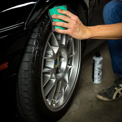 Chemical Guys Wonder Wave Durafoam Tire Shine Applicator Pads - Foam Pads for Applying Tire Dressings, Protectants, Wax, Polish and Car Detailer Products for Trucks and SUVs -, 2 Count (Pack of 4)