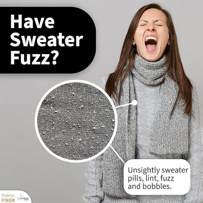 Cashmere Sweater Comb for Pills and Fuzz with Brass Teeth - Manual Fabric Defuzzer Wool Lint Shaver Comb Scraper for Clothing and Delicate Fabrics by Wardrobe Hackers