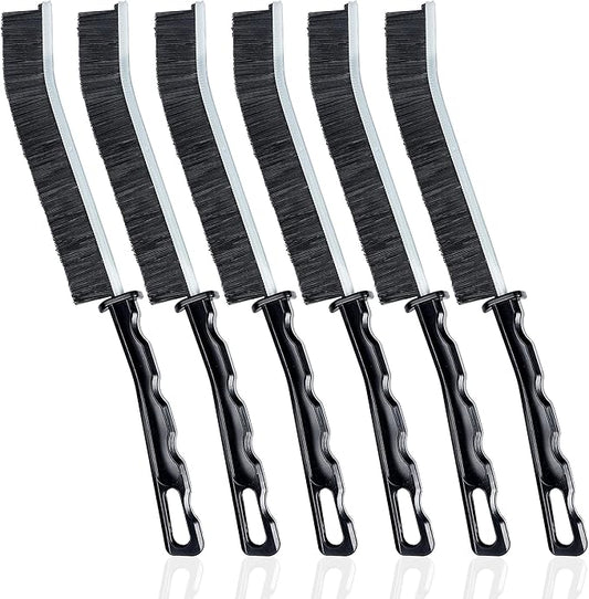 6 Pcs Crevice Cleaning Brush for Household Use, Hard Bristle Gap Cleaning Brush, Grout Gap Cleaning Supplies for Bathroom, Kitchen, & Shower, New 2025 Multifunctional Cleaning Tool